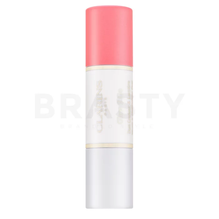 Clarins Glow 2 Go Blush & Highlighter kremno rdečilo 2v1 01 Glowy Pink 2x4 g