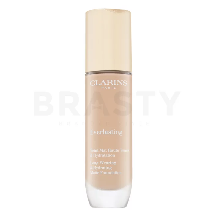 Clarins Everlasting Long-Wearing & Hydrating Matte Foundation fondotinta lunga tenuta per effetto opaco 108.5W 30 ml