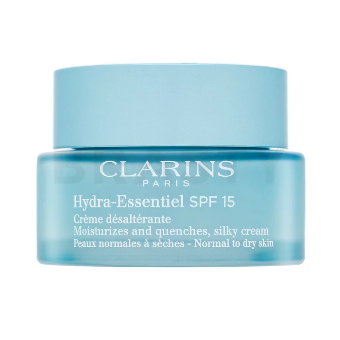 Clarins Hydra-Essentiel Silky Cream hydratační krém pro sjednocenou a rozjasněnou pleť 50 ml