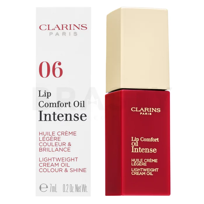 Clarins Lip Comfort Oil Intense sijaj za ustnice z vlažilnim učinkom 06 Intense Fuchsia 7 ml