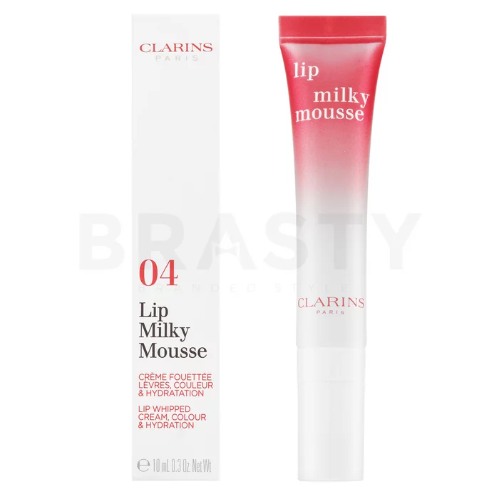 Clarins Lip Milky Mousse Nährbalsam für die Lippen mit Hydratationswirkung 04 Milky Tea Rose 10 ml