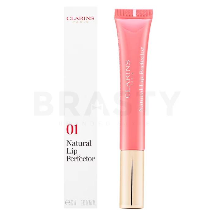 Clarins Natural Lip Perfector błyszczyk do ust 01 Rose Shimmer 12 ml