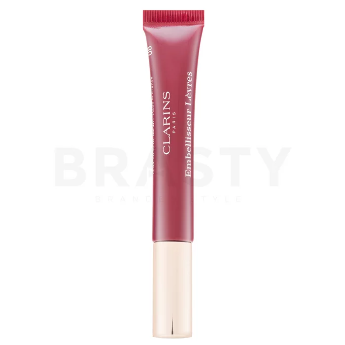 Clarins Natural Lip Perfector błyszczyk do ust 08 Plum Shimmer 12 ml