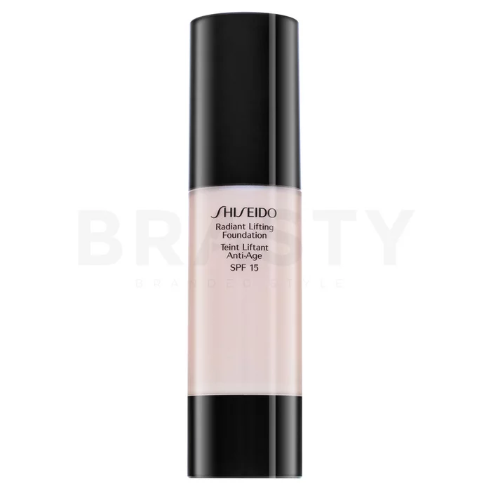 Shiseido Radiant Lifting Foundation B60 Natural Deep Beige podkład w płynie z ujednolicającą i rozjaśniającą skórę formułą 30 ml