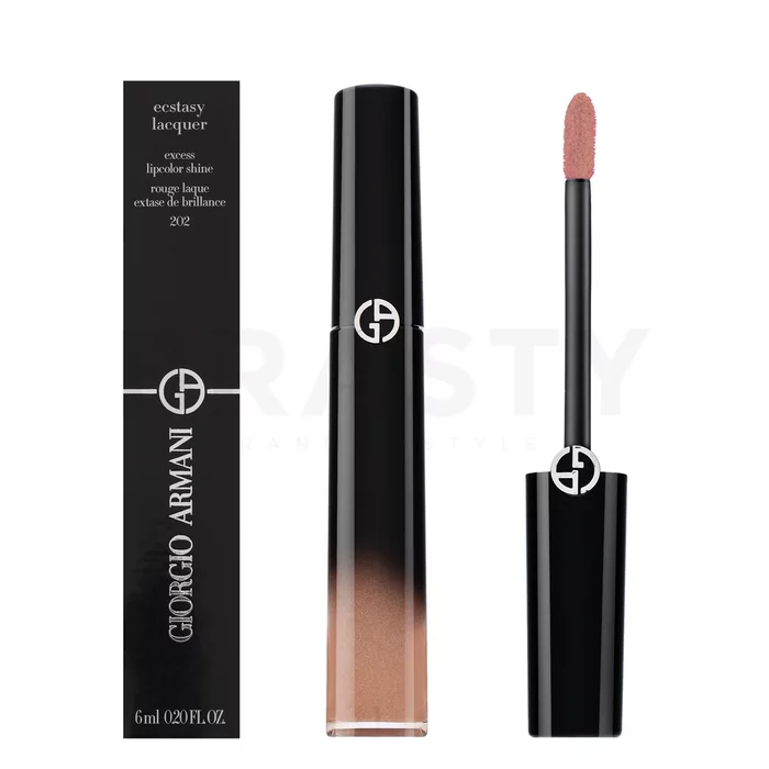 Armani (Giorgio Armani) Ecstasy Lacquer Excess Lipcolor Shine hosszantartó folyékony rúzs 202 6 ml