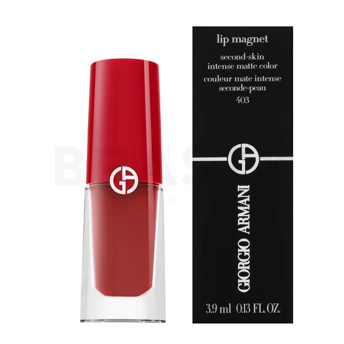 Armani (Giorgio Armani) Lip Magnet Second Skin Intense Matte Color rossetto liquido lunga tenuta con un effetto opaco 403 3,9 ml