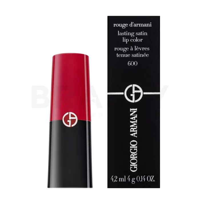 Armani (Giorgio Armani) Rouge d'Armani Lasting Satin Lip Color dolgo obstojna šminka 600 4,2 ml