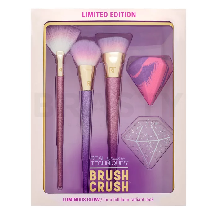 Real Techniques Luminous Glow Brush Crush - Limited Edition ecset szett
