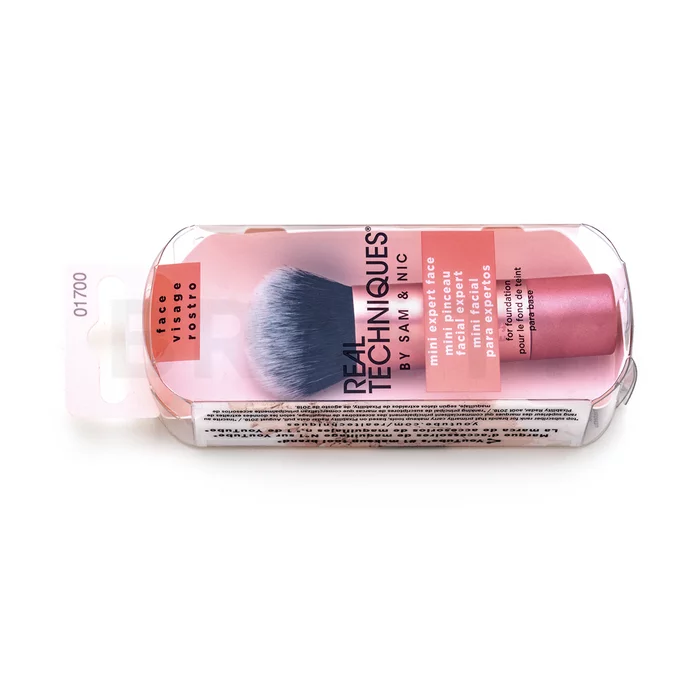 Real Techniques Mini Expert Face Brush pędzel do nakładania podkładu w płynie
