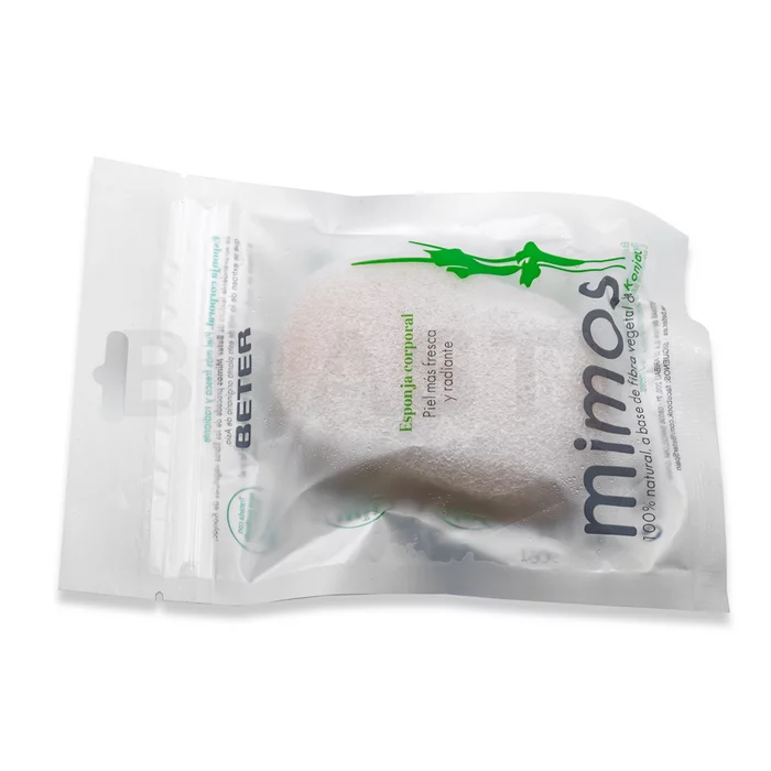Beter Body Konjak Sponge Mimos sanftes Peeling-Schwämmchen Für Gesicht und Körper