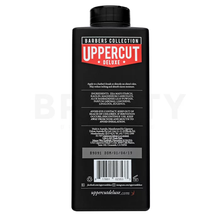 Uppercut Deluxe Barber Powder kalmerend aftershave poeder 250 g