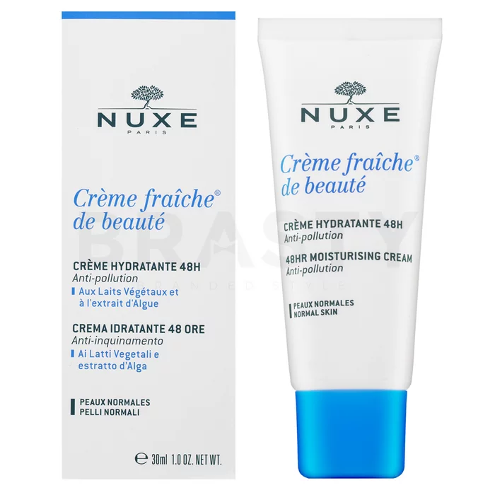 Nuxe Creme Fraiche de Beauté 48HR Moisturizing Cream emulsja nawilżająca do bardzo suchej, wrażliwej skóry 30 ml