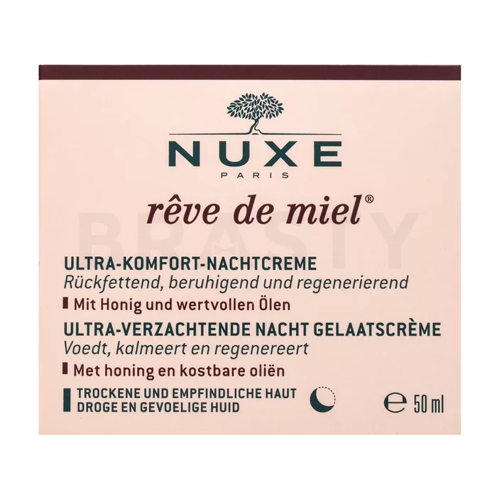 Nuxe Rêve De Miel Ultra Comfortable Night Face Cream nočný krém s hydratačným účinkom 50 ml