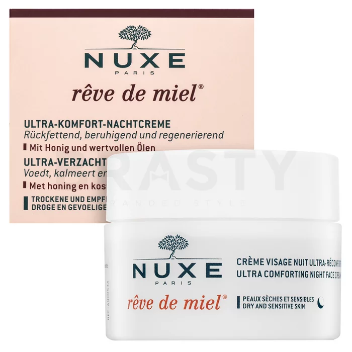 Nuxe Rêve De Miel Ultra Comfortable Night Face Cream nočný krém s hydratačným účinkom 50 ml