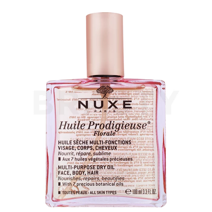 Nuxe Huile Prodigieuse Florale Multi-Purpose Dry Oil Aceite seco multiuso Para el cabello y el cuerpo 100 ml