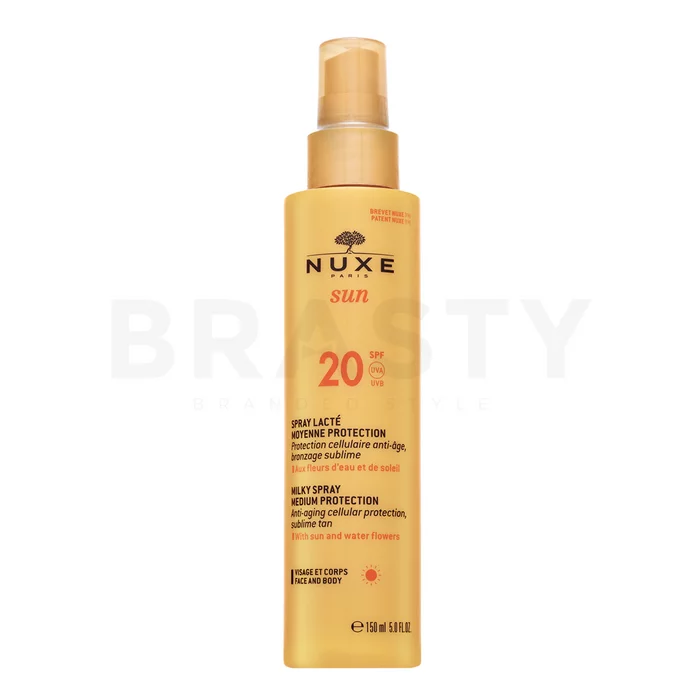 Nuxe Sun 20 SPF Milky Spray Medium Protection spray tanning lotion 150 ml