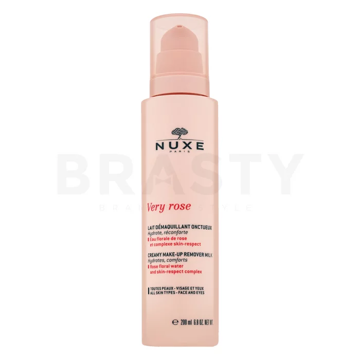 Nuxe Very Rose Creamy Make-Up Remover Milk čistiace mlieko pre citlivú pleť 200 ml