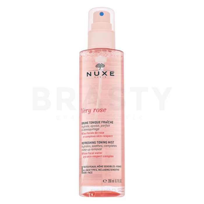 Nuxe Very Rose Refreshing Toning Mist cleansing tonic in spray form 200 ml