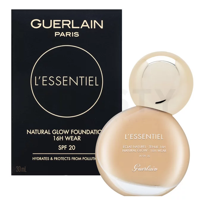 Guerlain L’Essentiel Natural Glow Foundation 16H Wear SPF 20 hosszan tartó make-up 01W 30 ml