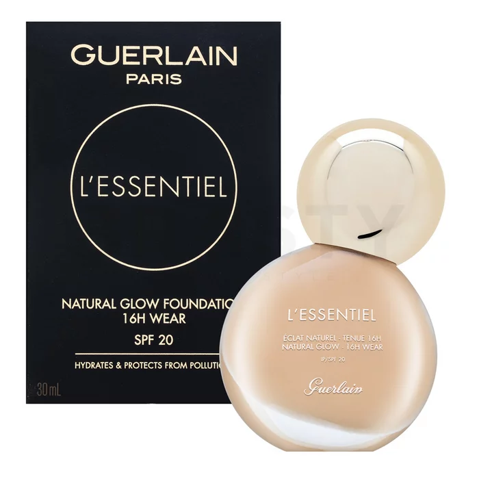 Guerlain L’Essentiel Natural Glow Foundation 16H Wear SPF 20 fondotinta lunga tenuta 02W 30 ml