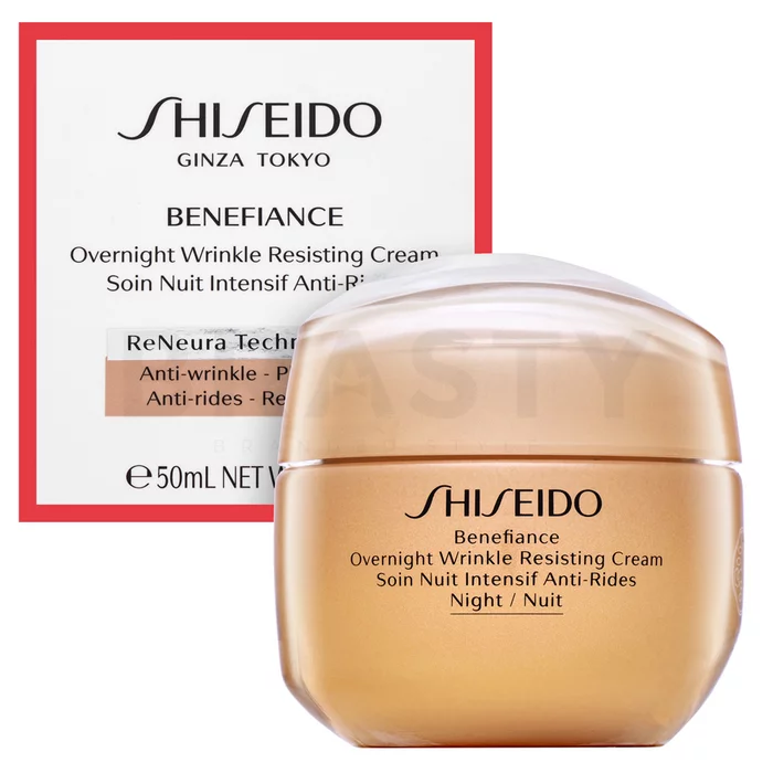 Shiseido Benefiance Overnight Wrinkle Resisting Cream éjszakai krém ráncok ellen 50 ml