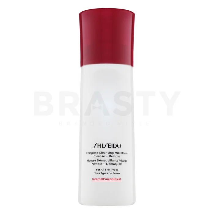 Shiseido Complete Cleansing Microfoam čistiaca pena 2 v 1 s hydratačným účinkom 180 ml