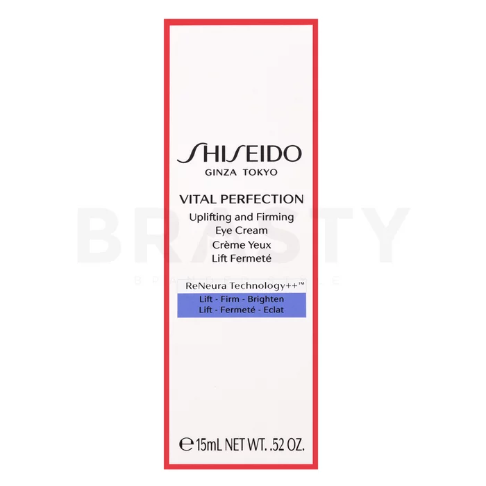 Shiseido Vital Perfection Uplifting & Firming Eye Cream szemfiatalító szérum ráncok, duzzanat és a sötét karikák ellen 15 ml