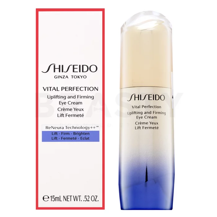 Shiseido Vital Perfection Uplifting & Firming Eye Cream szemfiatalító szérum ráncok, duzzanat és a sötét karikák ellen 15 ml