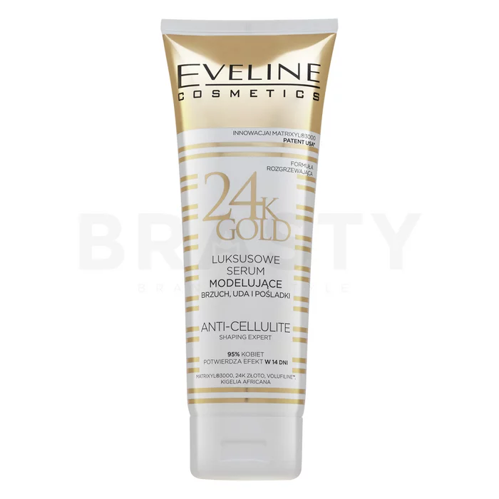 Eveline Slim Therapy 24k Gold modellező szérum hasra, combokra és csípőre 250 ml