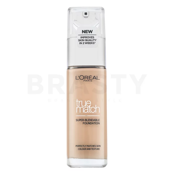 L´Oréal Paris True Match Super-Blendable Foundation Flüssiges Make Up für Einigung des farbigen Hauttones 1D/1W Golden Ivory 30 ml