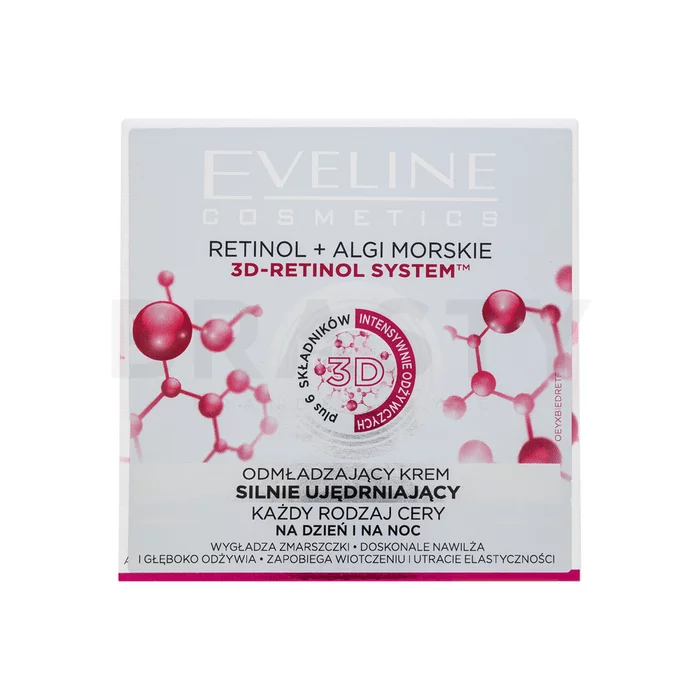 Eveline 3D Retinol System Intensely Firming Rejuvenating Cream crema viso ringiovanente per uso quotidiano 50 ml