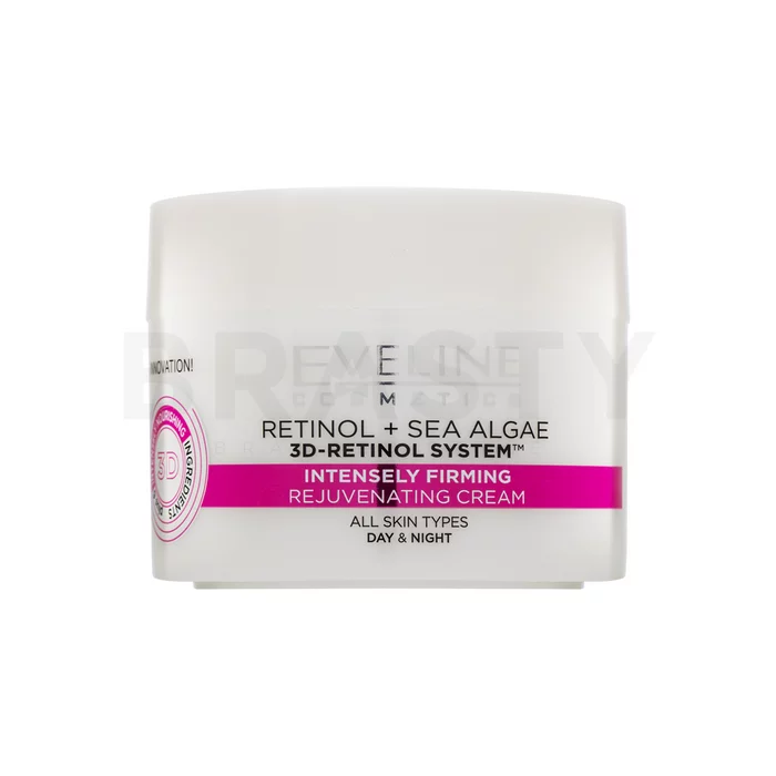 Eveline 3D Retinol System Intensely Firming Rejuvenating Cream crema viso ringiovanente per uso quotidiano 50 ml