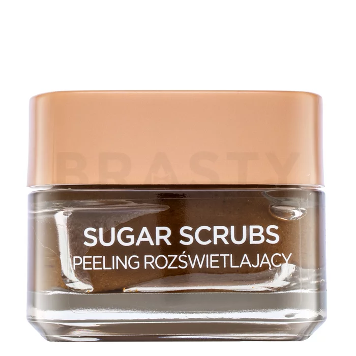 L´Oréal Paris Sugar Scrubs Glow Scrub čistiaca maska a peeling pre zjednotenú a rozjasnenú pleť 50 ml