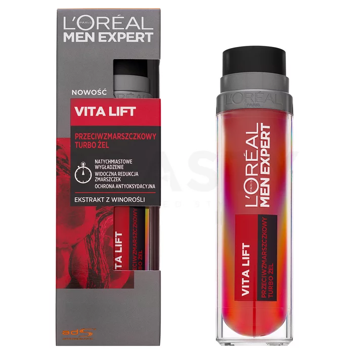L´Oréal Paris Men Expert Vita Lift Anti-Wrinkle Turbo Gel pleťový gél proti starnutiu pleti 50 ml