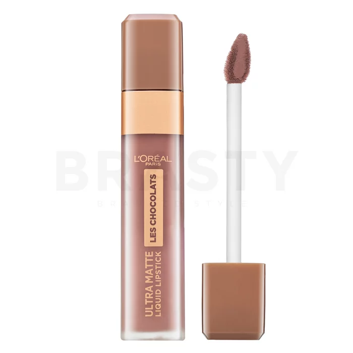 L´Oréal Paris Les Chocolats Ultra Matte Liquid Lipstick tekoča šminka za mat učinek 848 Dose Of Cocoa 7,6 ml