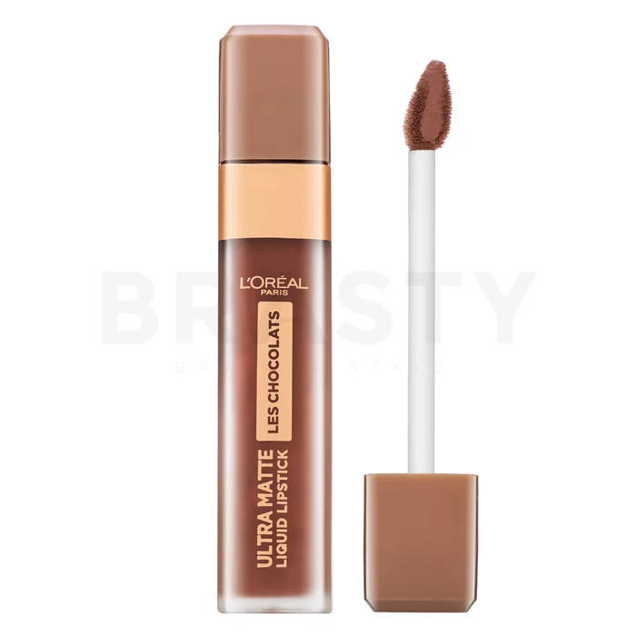 L´Oréal Paris Les Chocolats Ultra Matte Liquid Lipstick tekoča šminka za mat učinek 862 Volupto Choco 7,6 ml