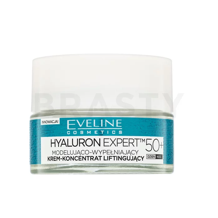 Eveline Hyaluron Clinic Day And Night Cream 50+ fiatalító arckrém ráncok ellen 50 ml