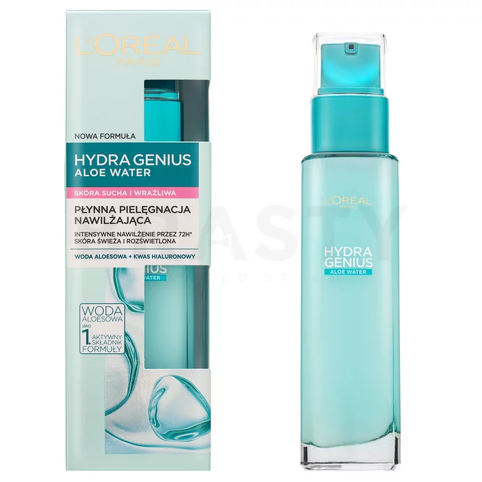 L´Oréal Paris Hydra Genius Aloe Water Dry & Sensitive Skin gélový krém pre veľmi suchú a citlivú pleť 70 ml