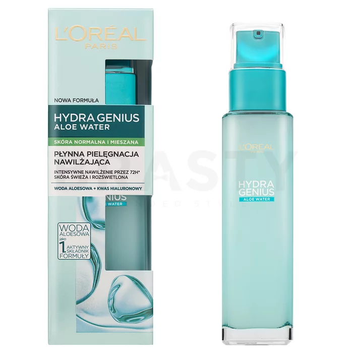 L´Oréal Paris Hydra Genius Aloe Water Normal & Mixed Skin gél krém normál / kombinált arcbőrre 70 ml