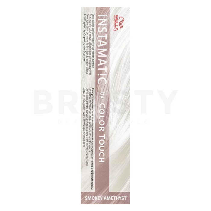 Wella Professionals Color Touch Instamatic professionele demi-permanente haarkleuring voor het creëren van pasteltinten Smokey Amethyst 60 ml