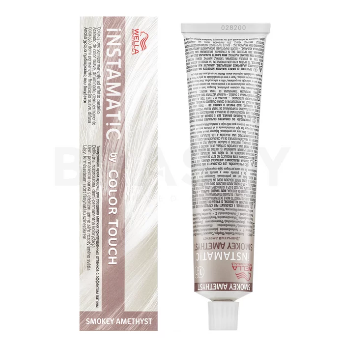 Wella Professionals Color Touch Instamatic professionele demi-permanente haarkleuring voor het creëren van pasteltinten Smokey Amethyst 60 ml