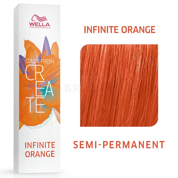 Wella Professionals Color Fresh Create Semi-Permanent Color colore per capelli semi-permanente professionale Infinite Orange 60 ml