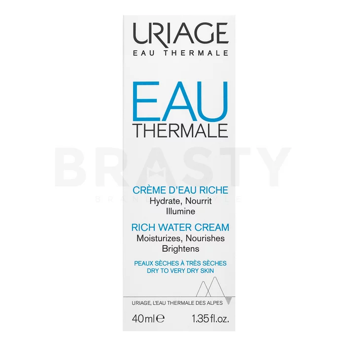 Uriage Eau Thermale Rich Water Cream emulsión hidratante para piel muy seca y sensible 40 ml