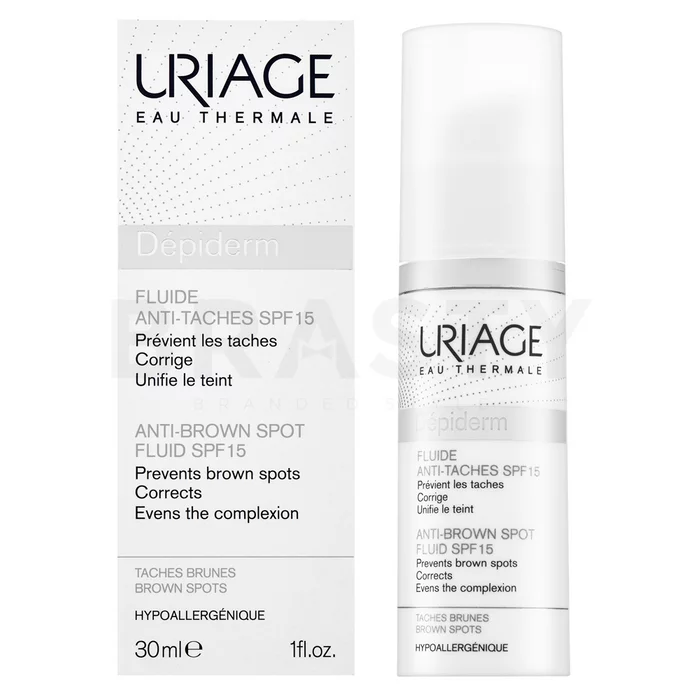 Uriage Dépiderm tekočina Anti-Brown Spot Fluid SPF15+ 30 ml