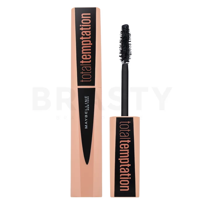 Maybelline Total Temptation Mascara maskara za podaljševanje trepalnic in volumen Black 8,6 ml