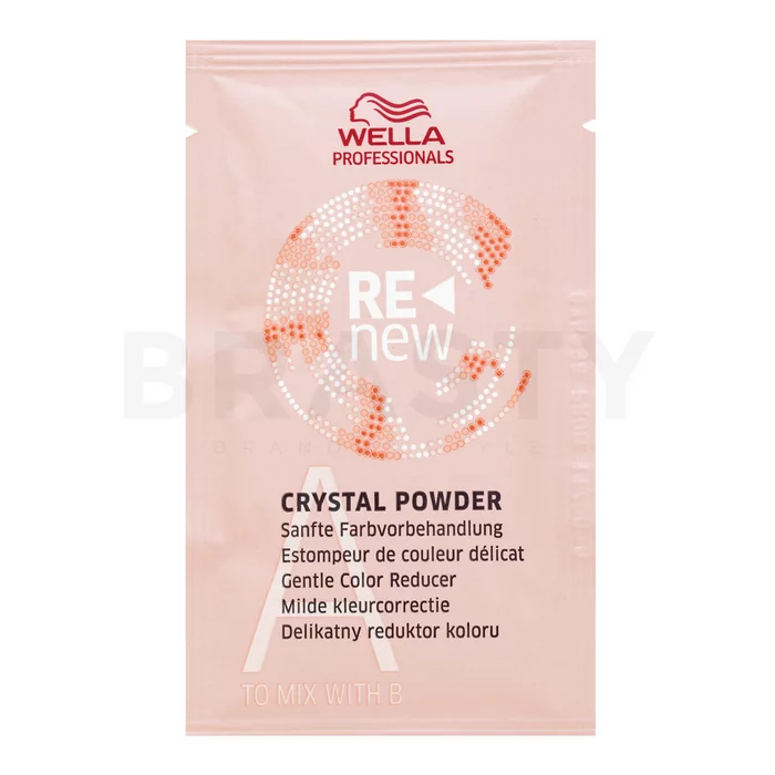 Wella Professionals Color Renew A Crystal Powder polvere fine per rimuovere il colore dei capelli superflui 5 x 9 g