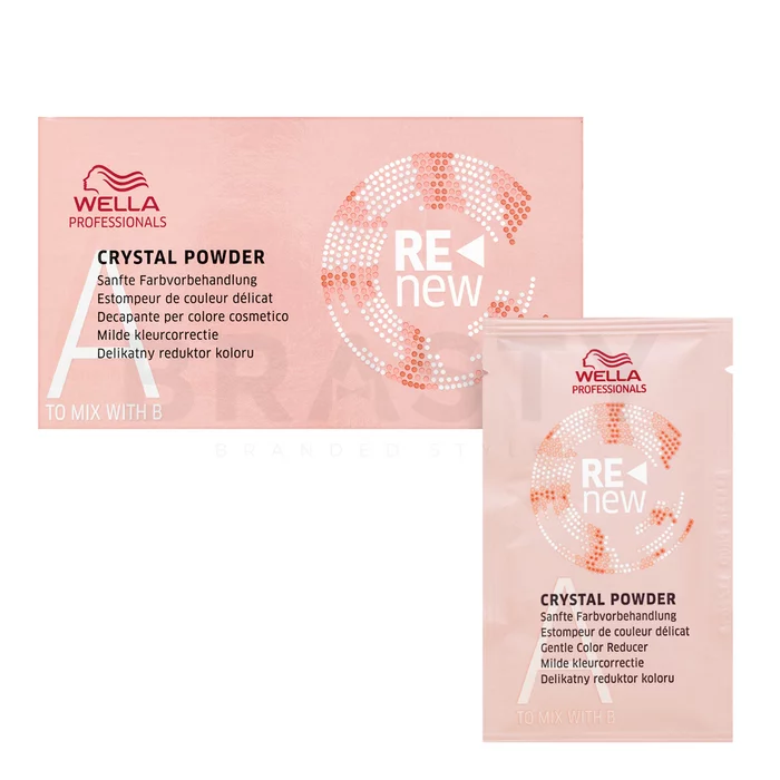 Wella Professionals Color Renew A Crystal Powder polvere fine per rimuovere il colore dei capelli superflui 5 x 9 g
