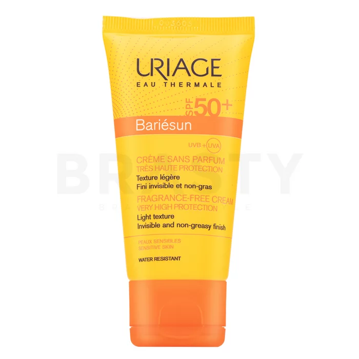 Uriage Bariésun krema za sončenje brez parfuma Fragrance-Free Cream Very High Protection SPF50+ 50 ml