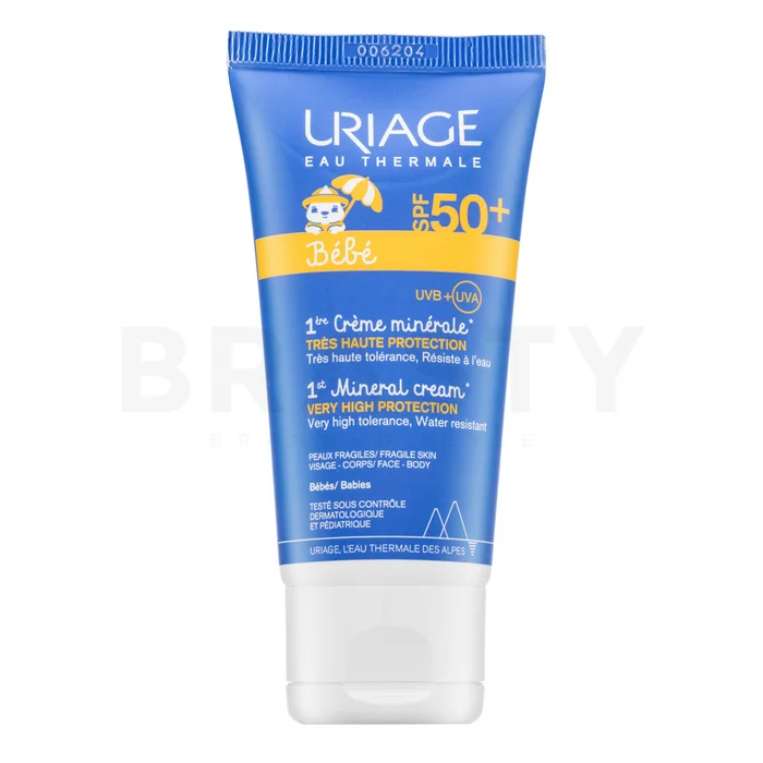 Uriage Bébé 1st Mineral Cream SPF50+ beschermende crème voor kinderen 50 ml