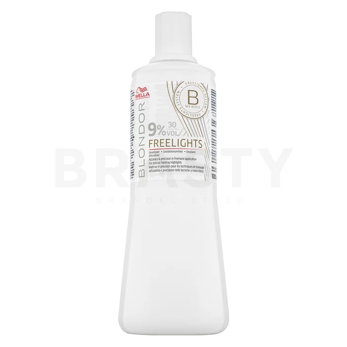 Wella Professionals Blondor Freelights 9% 30 Vol. emulsie activatoare pentru deschiderea culorii parului 1000 ml